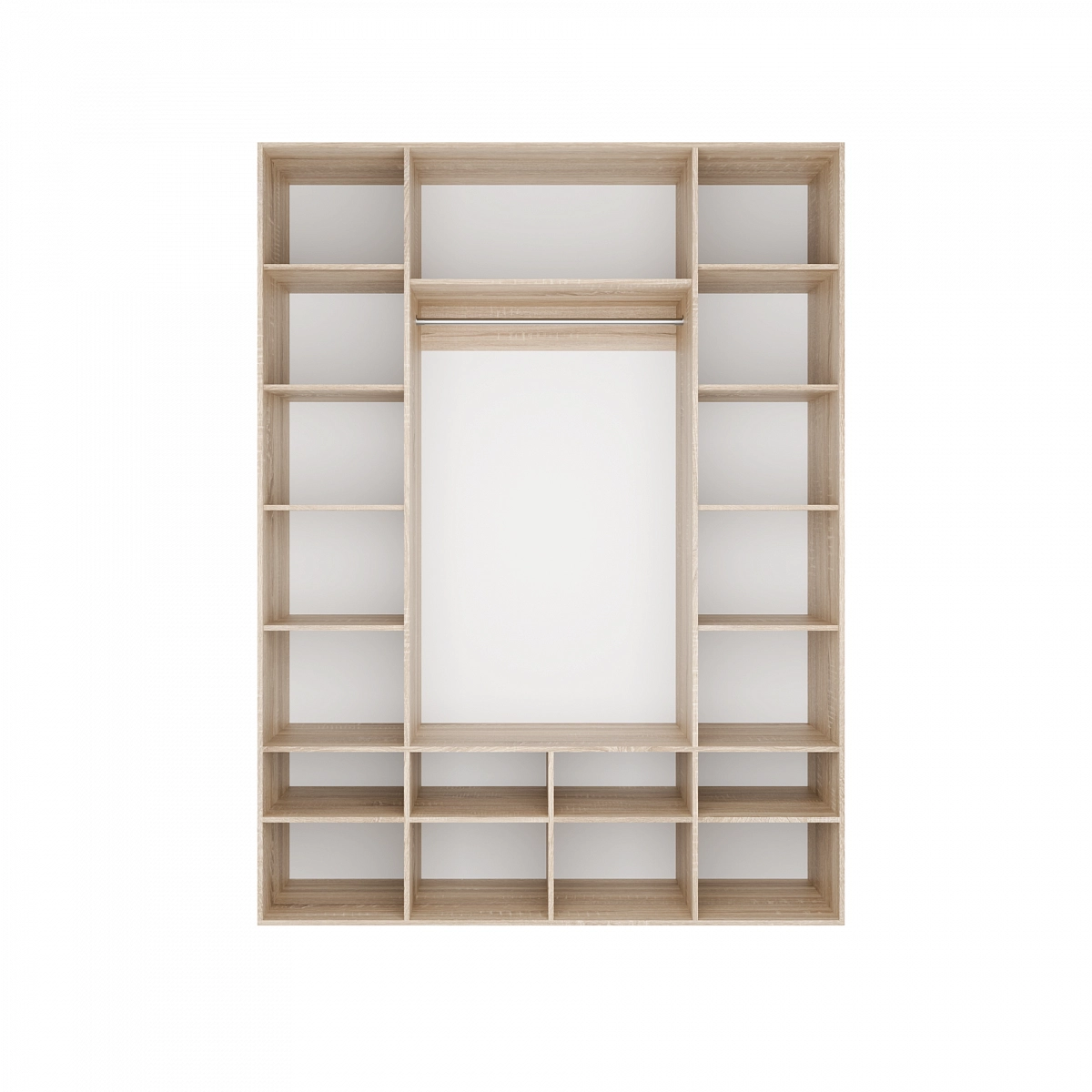 Шкаф со стеллажом  Фаварис Дуб сонома/белый